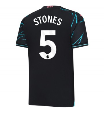 Manchester City John Stones #5 Kolmaspaita 2023-24 Lyhyet Hihat