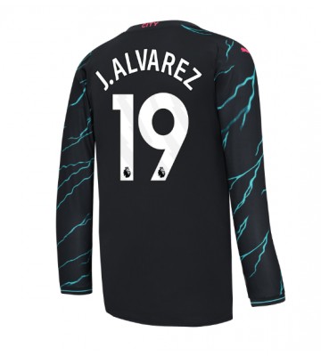 Manchester City Julian Alvarez #19 Kolmaspaita 2023-24 Pitkät Hihat