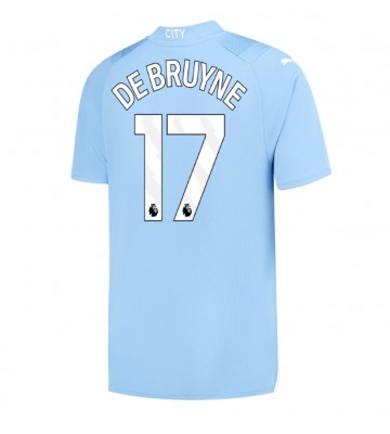 Manchester City Kevin De Bruyne #17 Kotipaita 2023-24 Lyhyet Hihat