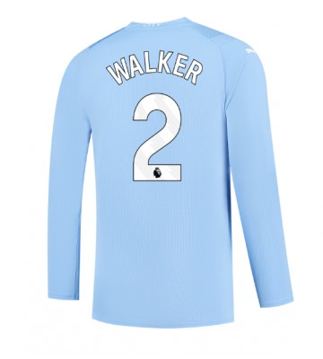 Manchester City Kyle Walker #2 Kotipaita 2023-24 Pitkät Hihat