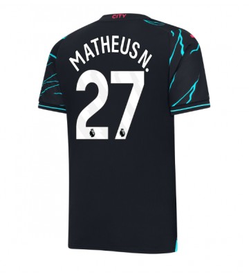 Manchester City Matheus Nunes #27 Kolmaspaita 2023-24 Lyhyet Hihat