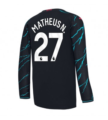 Manchester City Matheus Nunes #27 Kolmaspaita 2023-24 Pitkät Hihat