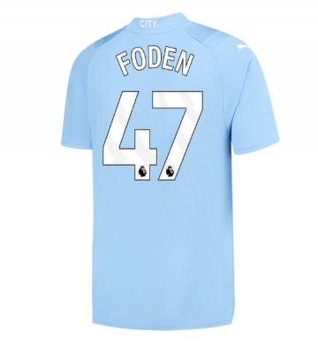 Manchester City Phil Foden #47 Kotipaita 2023-24 Lyhyet Hihat