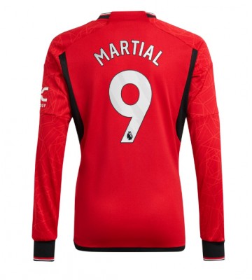 Manchester United Anthony Martial #9 Kotipaita 2023-24 Pitkät Hihat