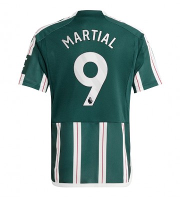 Manchester United Anthony Martial #9 Vieraspaita 2023-24 Lyhyet Hihat