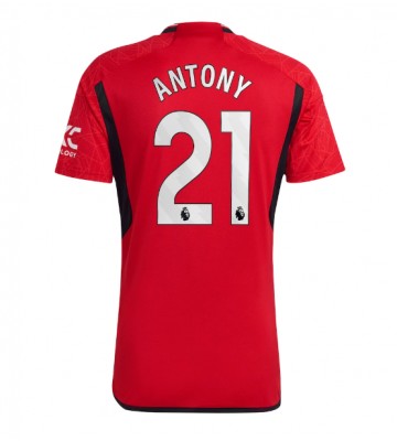 Manchester United Antony #21 Kotipaita 2023-24 Lyhyet Hihat