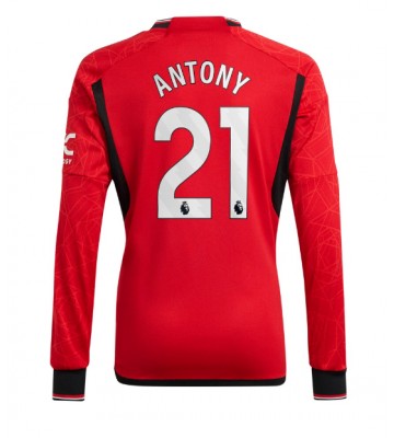 Manchester United Antony #21 Kotipaita 2023-24 Pitkät Hihat