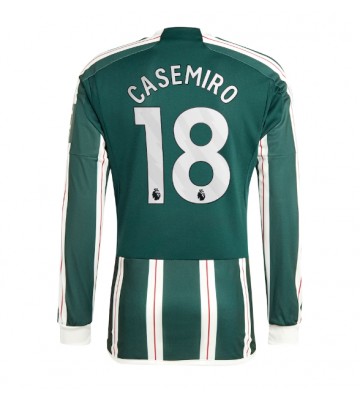 Manchester United Casemiro #18 Vieraspaita 2023-24 Pitkät Hihat