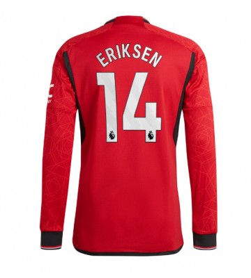 Manchester United Christian Eriksen #14 Kotipaita 2023-24 Pitkät Hihat