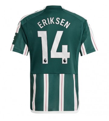 Manchester United Christian Eriksen #14 Vieraspaita 2023-24 Lyhyet Hihat