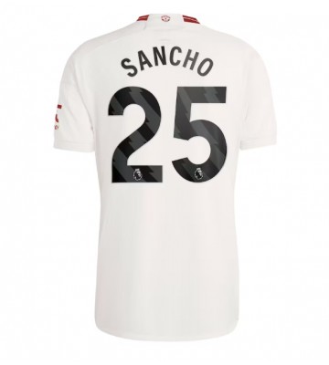 Manchester United Jadon Sancho #25 Kolmaspaita 2023-24 Lyhyet Hihat