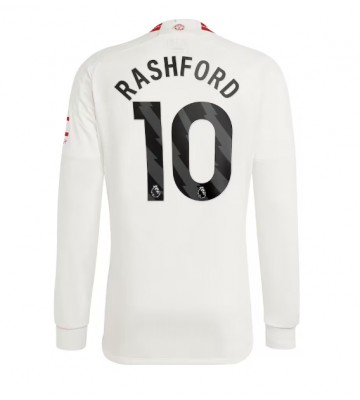Manchester United Marcus Rashford #10 Kolmaspaita 2023-24 Pitkät Hihat
