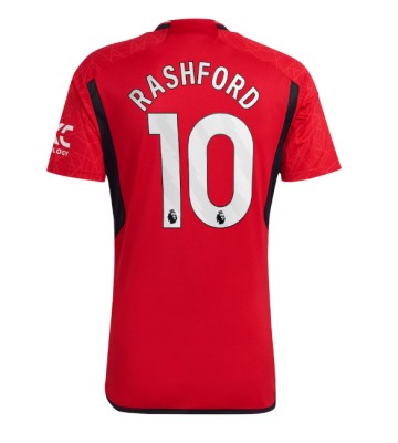 Manchester United Marcus Rashford #10 Kotipaita 2023-24 Lyhyet Hihat