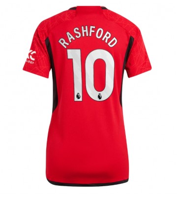 Manchester United Marcus Rashford #10 Kotipaita Naisten 2023-24 Lyhyet Hihat