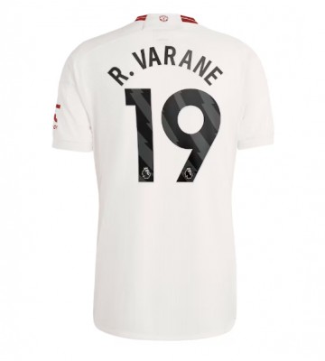 Manchester United Raphael Varane #19 Kolmaspaita 2023-24 Lyhyet Hihat