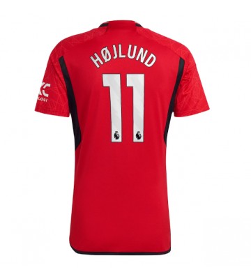 Manchester United Rasmus Hojlund #11 Kotipaita 2023-24 Lyhyet Hihat