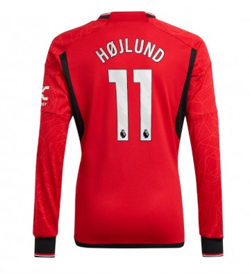 Manchester United Rasmus Hojlund #11 Kotipaita 2023-24 Pitkät Hihat