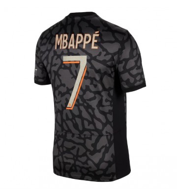 Paris Saint-Germain Kylian Mbappe #7 Kolmaspaita 2023-24 Lyhyet Hihat