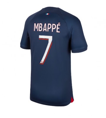 Paris Saint-Germain Kylian Mbappe #7 Kotipaita 2023-24 Lyhyet Hihat