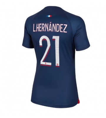 Paris Saint-Germain Lucas Hernandez #21 Kotipaita Naisten 2023-24 Lyhyet Hihat