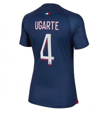 Paris Saint-Germain Manuel Ugarte #4 Kotipaita Naisten 2023-24 Lyhyet Hihat