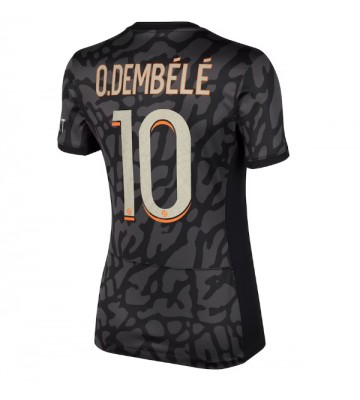 Paris Saint-Germain Ousmane Dembele #10 Kolmaspaita Naisten 2023-24 Lyhyet Hihat