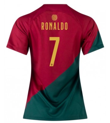 Portugali Cristiano Ronaldo #7 Kotipaita Naisten EM-Kisat 2020 Lyhyet Hihat