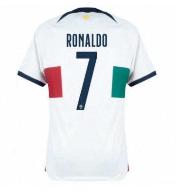 Portugali Cristiano Ronaldo #7 Vieraspaita EM-Kisat 2020 Lyhyet Hihat