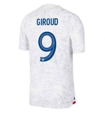 Ranska Olivier Giroud #9 Vieraspaita EM-Kisat 2020 Lyhyet Hihat