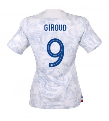 Ranska Olivier Giroud #9 Vieraspaita Naisten EM-Kisat 2020 Lyhyet Hihat