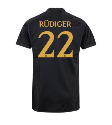 Real Madrid Antonio Rudiger #22 Kolmaspaita 2023-24 Lyhyet Hihat