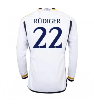 Real Madrid Antonio Rudiger #22 Kotipaita 2023-24 Pitkät Hihat