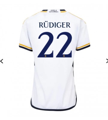 Real Madrid Antonio Rudiger #22 Kotipaita Naisten 2023-24 Lyhyet Hihat