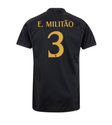 Real Madrid Eder Militao #3 Kolmaspaita 2023-24 Lyhyet Hihat