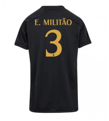 Real Madrid Eder Militao #3 Kolmaspaita Naisten 2023-24 Lyhyet Hihat