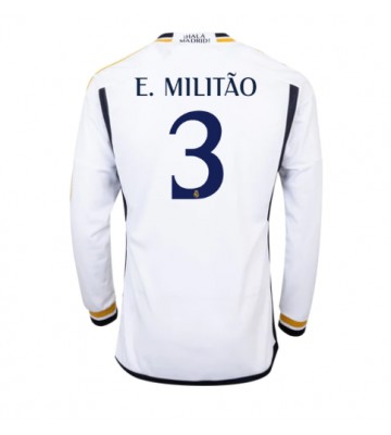 Real Madrid Eder Militao #3 Kotipaita 2023-24 Pitkät Hihat