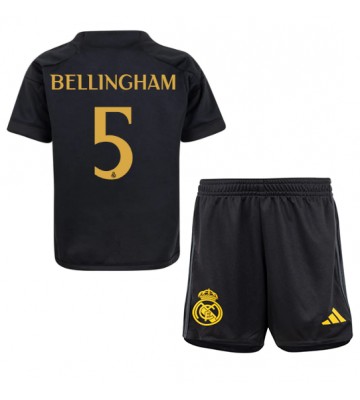 Real Madrid Jude Bellingham #5 Kolmas Pelipaita Lasten 2023-24 Lyhyet Hihat (+ Lyhyet housut)