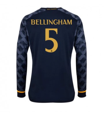 Real Madrid Jude Bellingham #5 Vieraspaita 2023-24 Pitkät Hihat