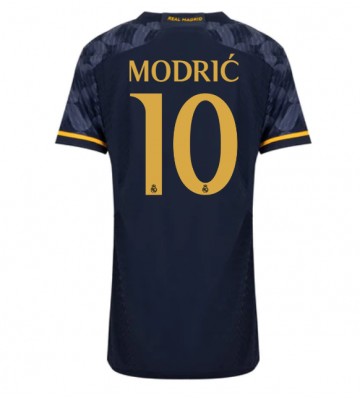 Real Madrid Luka Modric #10 Vieraspaita Naisten 2023-24 Lyhyet Hihat