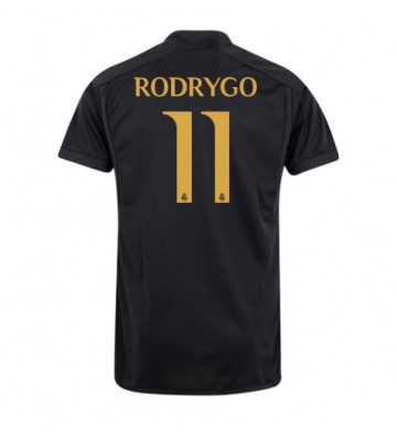 Real Madrid Rodrygo Goes #11 Kolmaspaita 2023-24 Lyhyet Hihat
