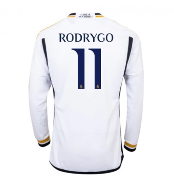 Real Madrid Rodrygo Goes #11 Kotipaita 2023-24 Pitkät Hihat