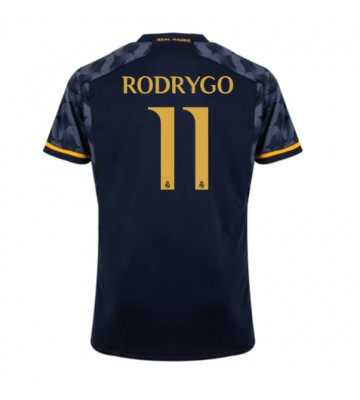 Real Madrid Rodrygo Goes #11 Vieraspaita 2023-24 Lyhyet Hihat