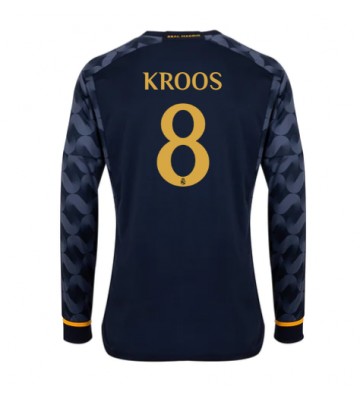 Real Madrid Toni Kroos #8 Vieraspaita 2023-24 Pitkät Hihat