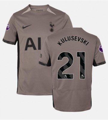 Tottenham Hotspur Dejan Kulusevski #21 Kolmaspaita 2023-24 Lyhyet Hihat