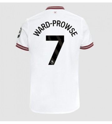 West Ham United James Ward-Prowse #7 Vieraspaita 2023-24 Lyhyet Hihat