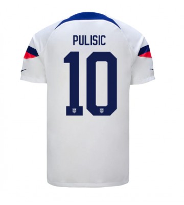 Yhdysvallat Christian Pulisic #10 Kotipaita EM-Kisat 2020 Lyhyet Hihat