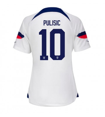 Yhdysvallat Christian Pulisic #10 Kotipaita Naisten EM-Kisat 2020 Lyhyet Hihat