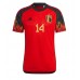 Belgia Dries Mertens #14 Kotipaita EM-Kisat 2020 Lyhyet Hihat